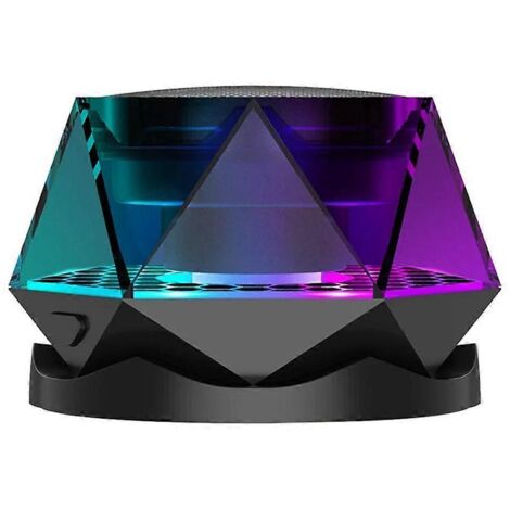 Enceinte Bluetooth magnétique avec LED, mini caisson de basses sans fil d'extérieur --- (1/5)