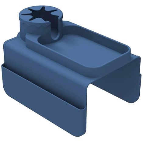 Plateau d'accoudoir de canapé en silicone avec porte-gobelet antidérapant et poche latérale --- (1/5)