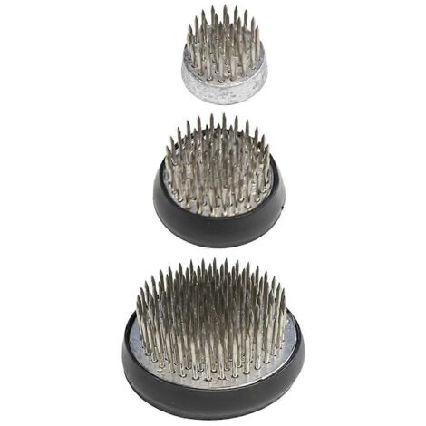Supports floraux en acier inoxydable Kenzan, support floral rond en métal-- (1/5)
