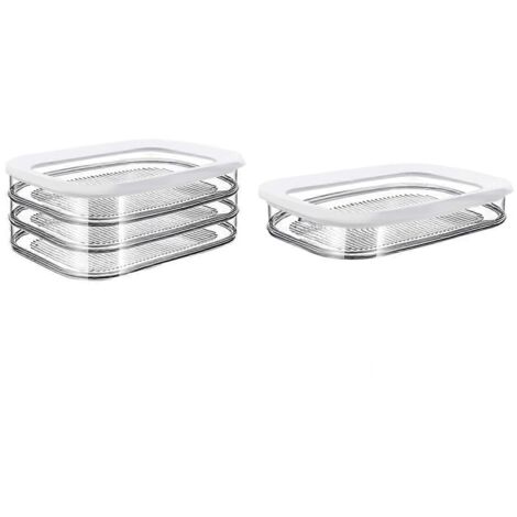 Boîtes de conservation des aliments avec couvercle pour charcuterie, récipients de conservation des fruits -- (1/5)