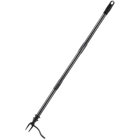 Arracheur de mauvaises herbes de 1,2 m avec poignée extensible détachable, 4 griffes (1/5)
