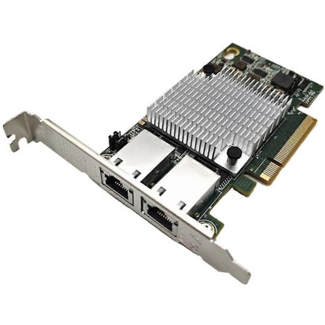 Carte réseau Ethernet 10G X540-T2 PCIE-X8 X16 Adaptateur d'extension de réseau--