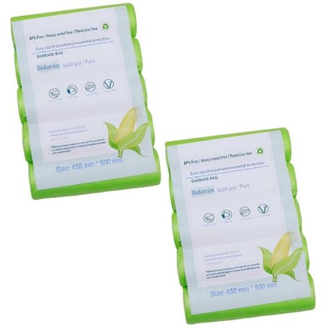 Sac poubelle biodégradable, sac poubelle compostable pour la maison