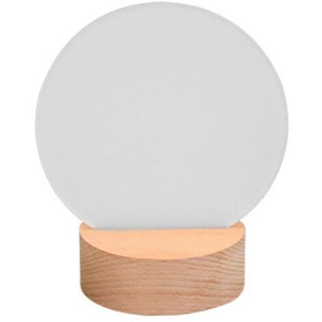 Cadres photo ronds en acrylique LED par sublimation, veilleuses - (1/5)