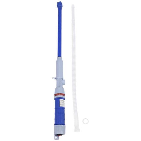 Pompe à eau, huile, gaz et essence portable d'extérieur, bleue (1/5)