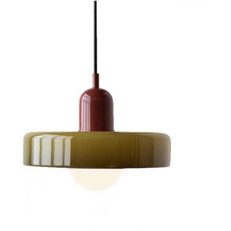 Suspension en verre, lampe décorative pour la maison, luminaires d'éclairage A-Green- (1/5)