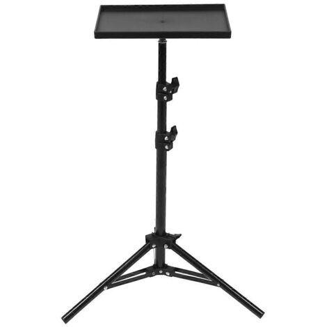 Support de projecteur à plateau élévateur télescopique pour diffusion en direct - Noir (1/5)