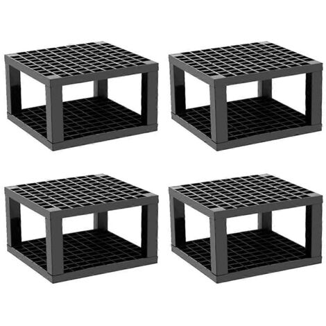 Porte-crayons et pinceaux en plastique à 96 trous, support de bureau avec rangement intégré. (1/5)