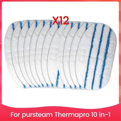 Pour balai vapeur réutilisable PurSteam ThermaPro 10-en-1 - Tampons de nettoyage vapeur - Comme illustré - (1/5)