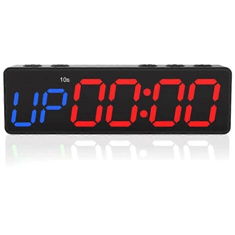 Horloge d'entraînement avec pile, mini minuteur de gym portable --- (1/5)