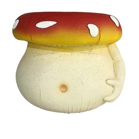 Pot de fleurs en forme de champignon ventre mignon, pots à succulentes colorés et uniques B-- (1/5)