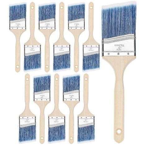 Pinceaux, 7,6 cm, paquet de 12, pinceaux biseautés -- (1/5)