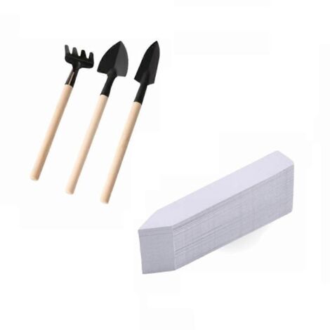 Étiquette pour plantes de jardin, spatule de jardinage, pot de fleurs, étiquette en plastique pour plantes --- (1/5)