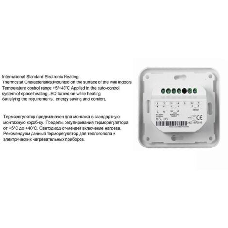 Thermostat d'ambiance mécanique M5 Chauffage au sol électrique-- (1/5)