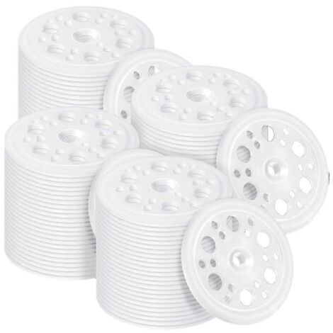 200 rondelles isolantes en plastique de 45 mm (1,77 pouce) (1/5)