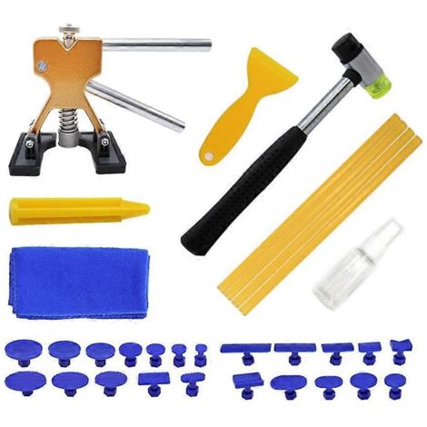 Kit d'outils de réparation de bosses de voiture, marteau coulissant inversé, ventouse --- (1/5)