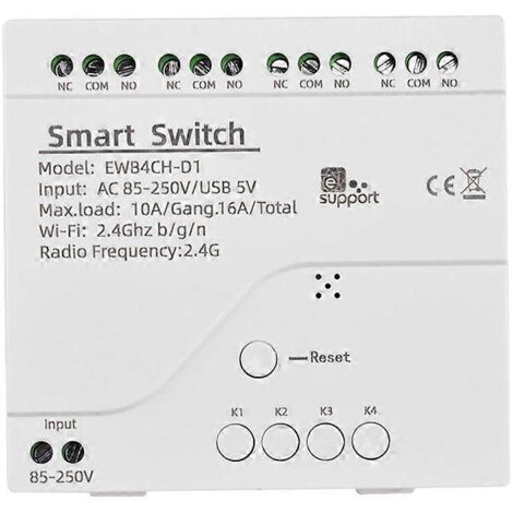 Module relais de commutation intelligent WiFi Bluetooth 85-250V, contrôleur marche/arrêt-- (1/5)