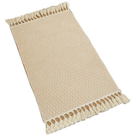 Tissu fin lavable en machine. Couverture de chevet en coton. (1/5)