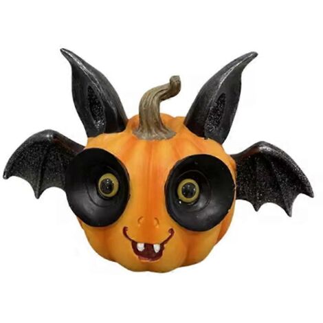 Décoration intérieure en résine en forme de citrouille, chauve-souris mignonne A-- (1/5)