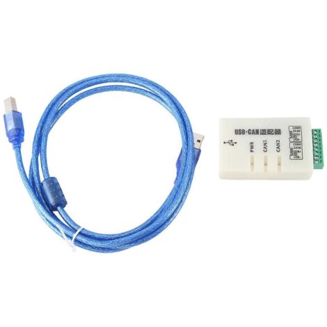 Analyseur de bus CAN CAN OpenJ1939 USBCAN-2A Adaptateur USB vers CAN double voie-- (1/5)