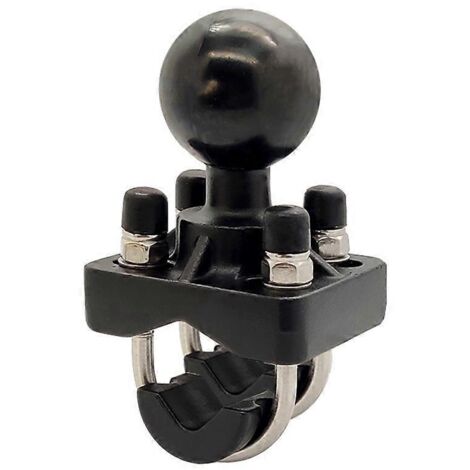 Support de rail double pour guidon avec rotule de 1,5 pouce pour caméra --- (1/5)