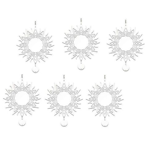 Girouette 3D avec queue pour jardin, intérieur, extérieur, terrasse, patio, 20 cm (8 pouces) (1/5)