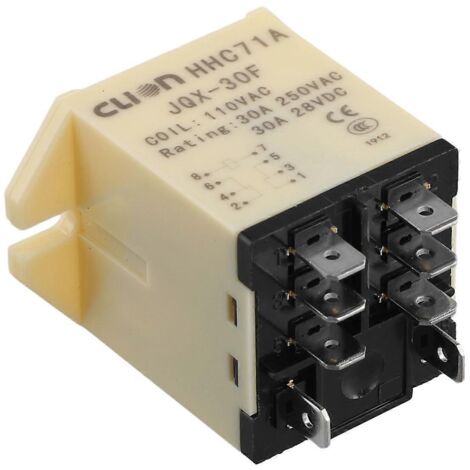 1PCS HHC71A JQX-30F 110VAC Pour Relais DPDT 110VAC 30A 8PINS-- (1/5)