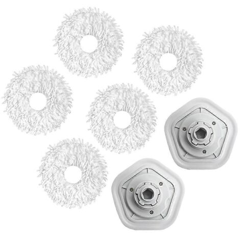 Chiffon de nettoyage avec supports, balai de nettoyage pour W10, W10 Pro-- (1/5)