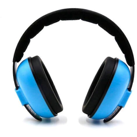 Casque antibruit pour bébé avec protection auditive bleue (1/5)