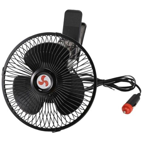 Ventilateur électrique portable 12 V pour voiture, oscillant, 6 pouces (1/5)