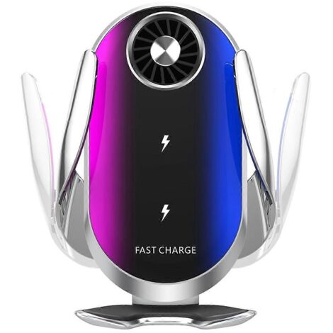 Support de téléphone avec chargeur de voiture sans fil, chargeur de voiture à charge rapide 15 W (1/5)
