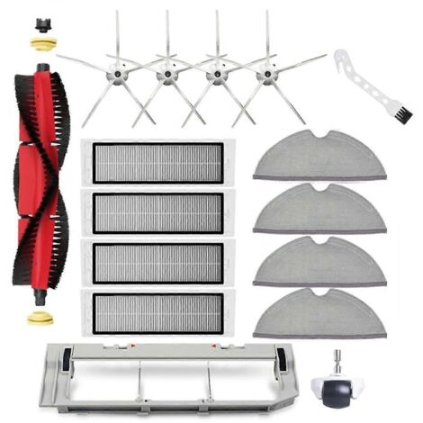 Pour balai à franges avec brosse latérale principale et filtre HEPA S5 S50 S5 Max S6 S6 MaxV (1/5)