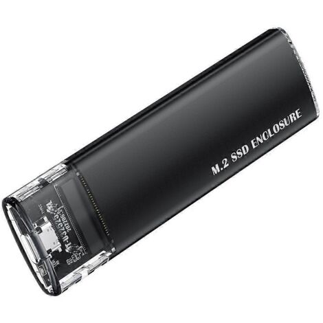 Boîtier pour disque dur mobile SSD M.2 NVMe SATA pour 2242/2260/2280-- (1/5)