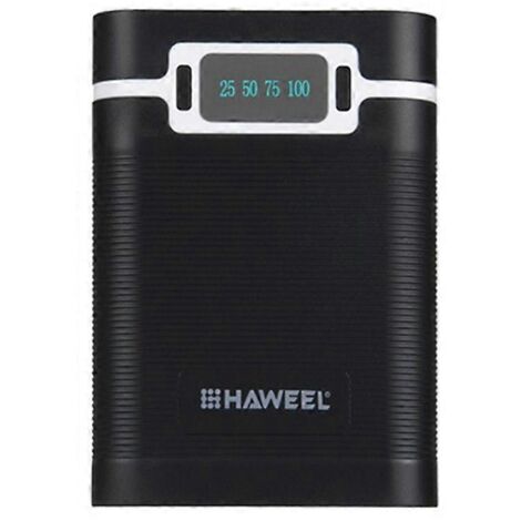 Boîtier de charge pour 4 batteries 18650, noir-- (1/5)