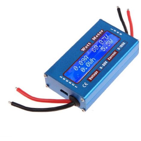 Analyseur de puissance wattmètre CC 60 V 100 A, analyseur solaire et éolien (1/5)