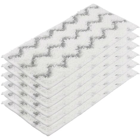 6 recharges de lingettes réutilisables pour balai VACMOP VM252-- (1/5)
