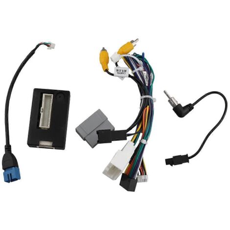 Câble adaptateur décodeur de faisceau de câbles stéréo de voiture à 16 broches -- (1/5)