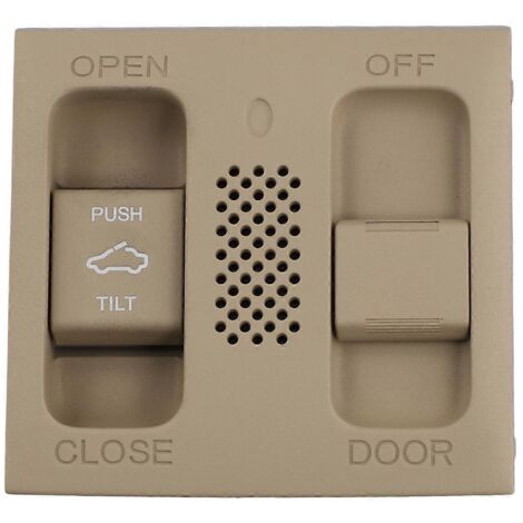 Interrupteur de toit ouvrant beige, bouton de lampe de lecture, interrupteur de plafonnier (1/5)