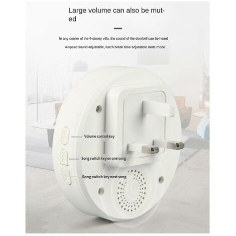 Sonnette sans fil étanche et intelligente Plug-in (1/5)