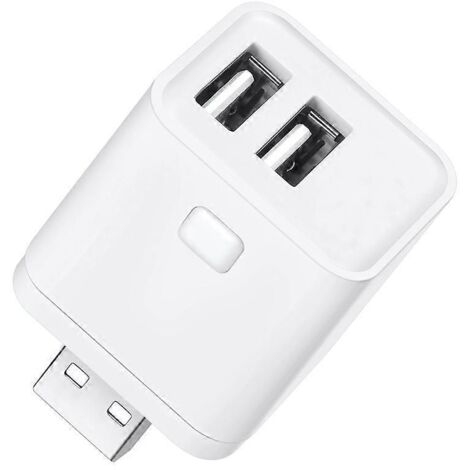 Interrupteur adaptateur micro-USB Tuya Zigbee à 2 voies (1/5)