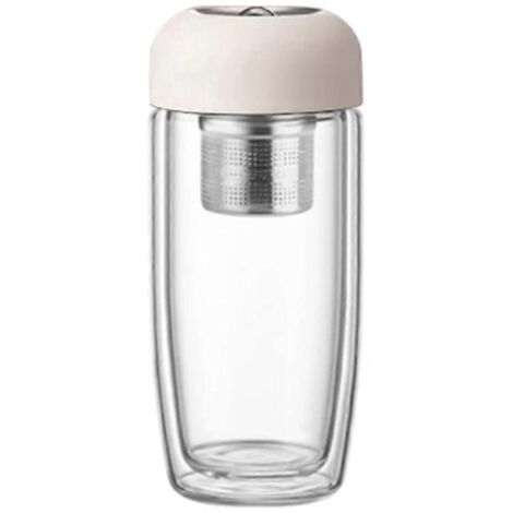 Tasses en verre épais anti-brûlure, étanches et anti-fuites, 400 ml, A-- (1/5)