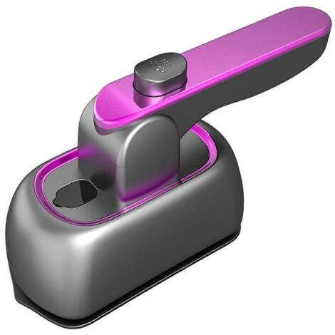 Fer à repasser vapeur portable mini voyage pour vêtements en tissu, violet, prise européenne (1/5)