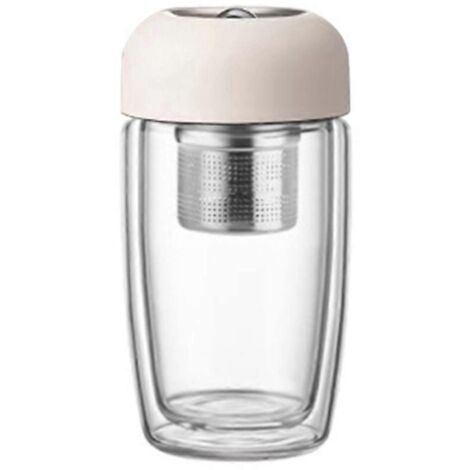 Tasses en verre épais anti-brûlure, étanches et anti-fuites, 320 ml, A-- (1/5)
