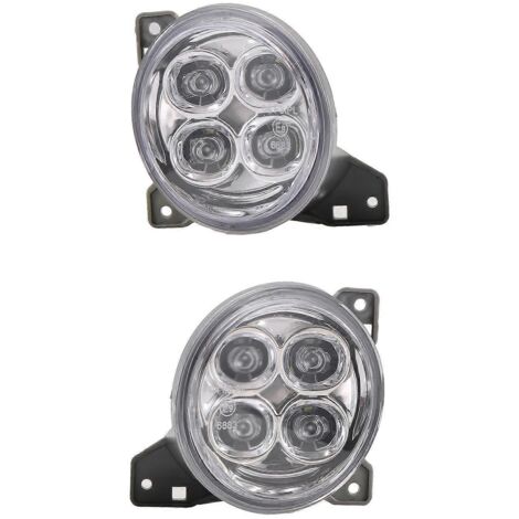 1 paire de feux antibrouillard avant à DEL 24 V pour camion, références 1852573 et 1852572. (1/5)