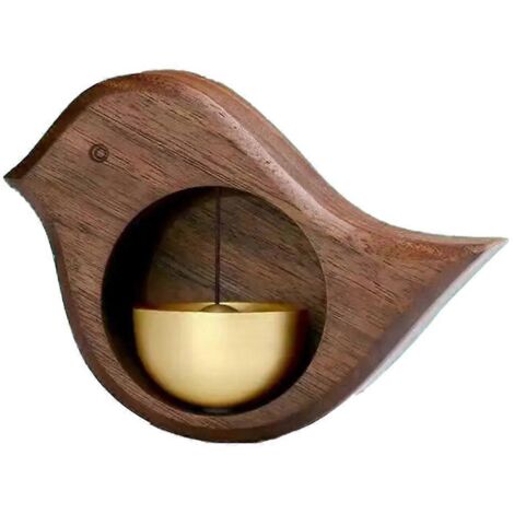 Sonnette de porte en bois pour signaler l'ouverture de la porte -- (1/5)