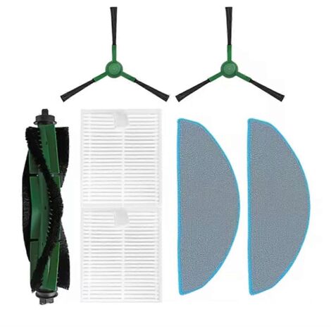 Pour balai à franges combiné essentiel avec brosse latérale principale et filtre HEPA -- (1/5)