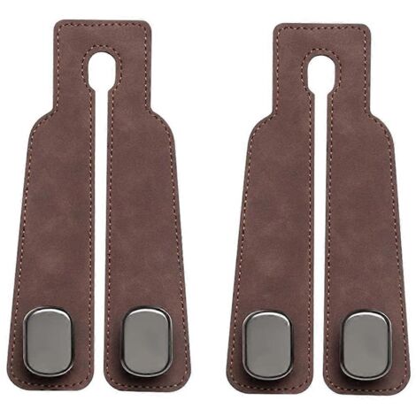 Crochets pour siège auto, crochets pour appuie-tête, crochet pour sac à main de voiture, appuie-tête, marron (1/5)