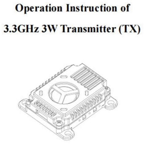 Émetteur-récepteur vidéo 3,3 GHz 3 W 16 canaux avec microphone intégré et microphone intégré (1/5)