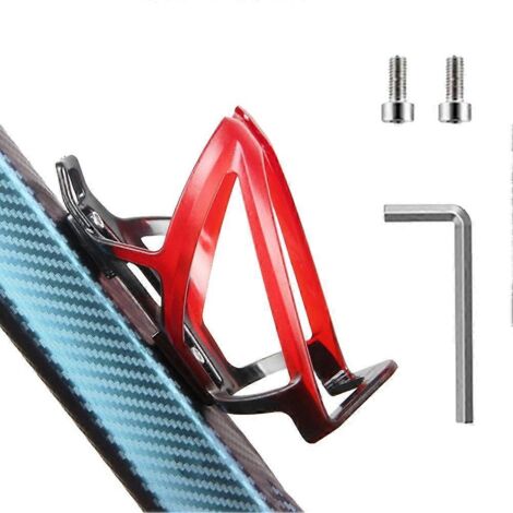 Porte-bouteille de vélo noir et rouge à dégradé -- (1/5)