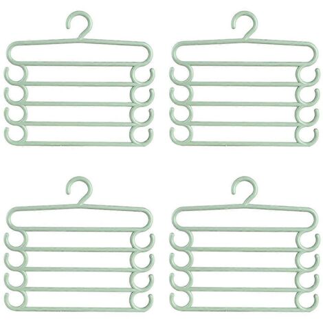 Porte-pantalons multifonctionnel à 5 niveaux pour un gain de place optimal dans la maison - C-- (1/5)